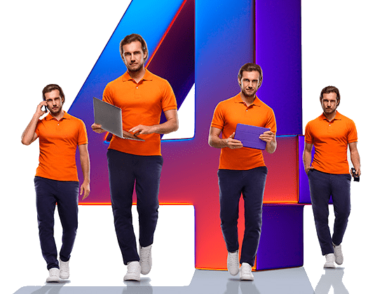 Великолепная четверка Ростелеком в деревня Гать (Орловская область)